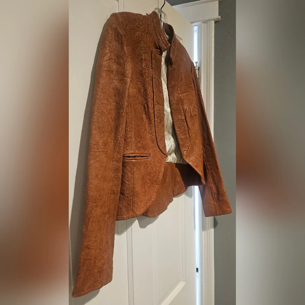Gryphon Tan Women's Blazer - Picture 2 of 7